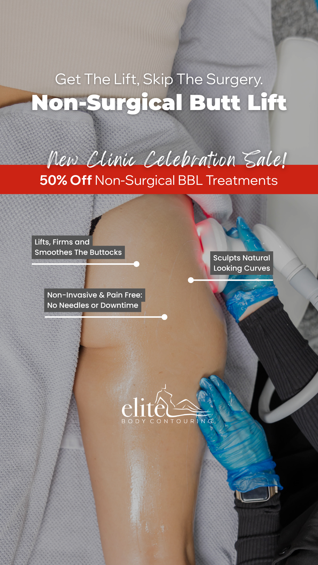 Elite Body Contouring Facebook ad