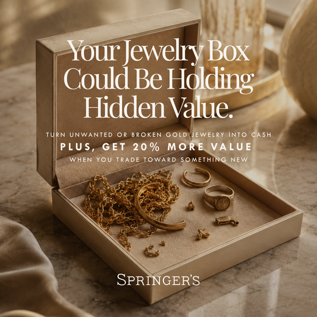 Springer's Jewelers Facebook ad: Invest in yourself.