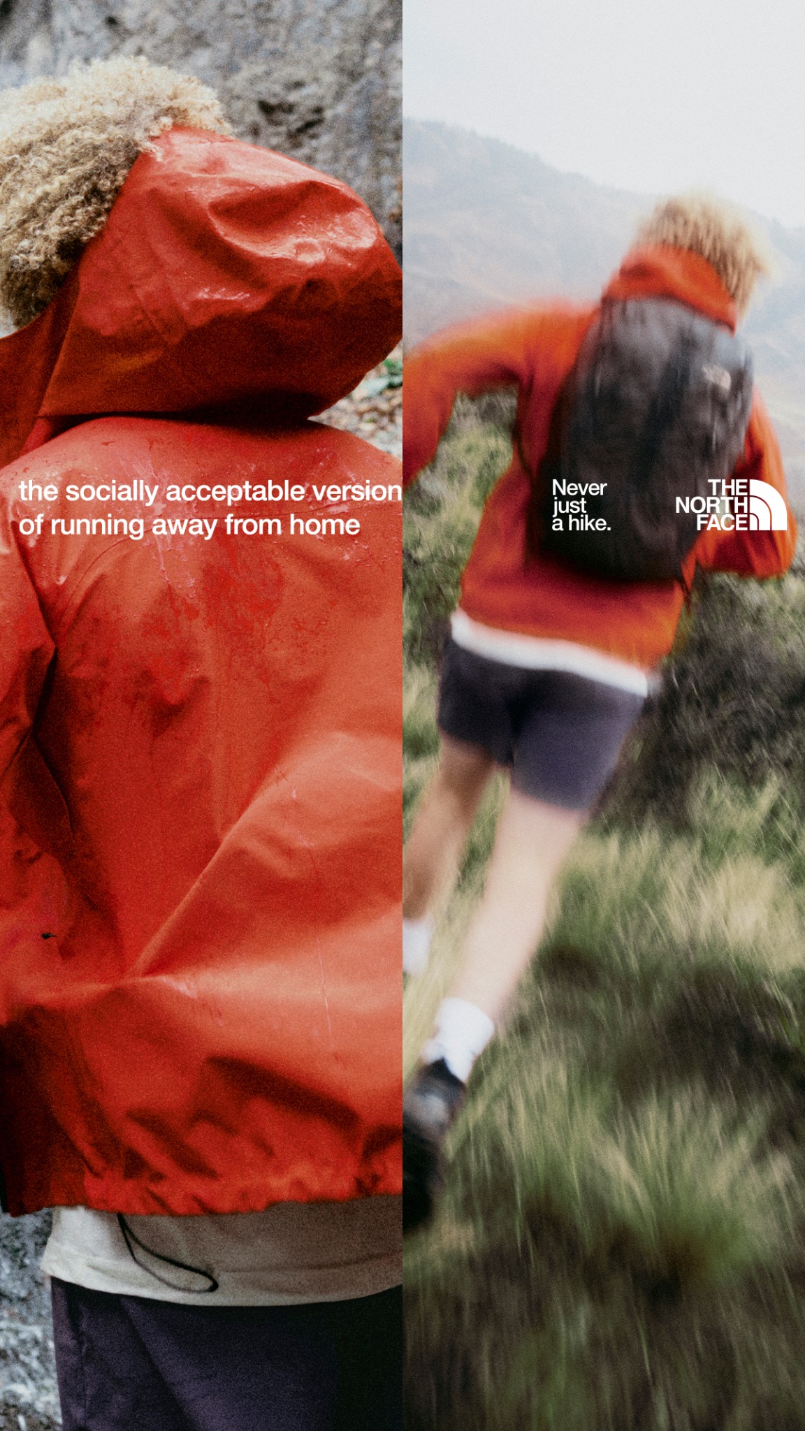 The North Face Facebook ad