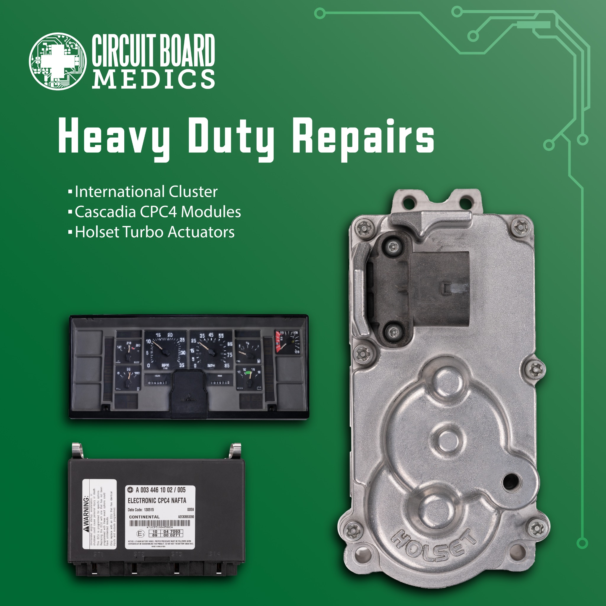 Circuit Board Medics Facebook ad: Minimize Downtime!