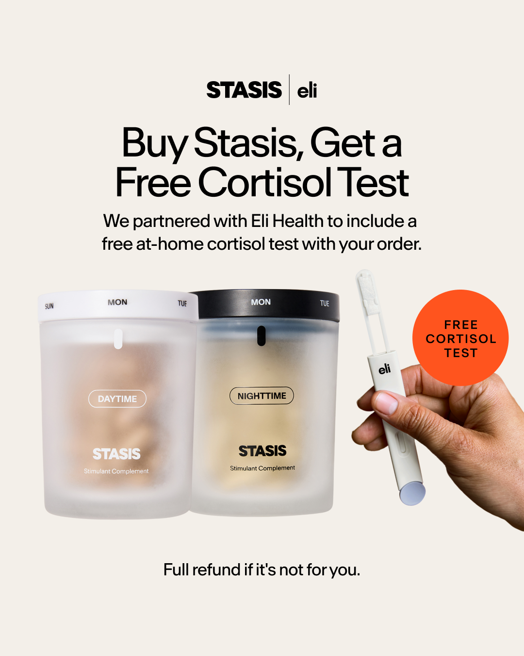 Stasis Facebook ad