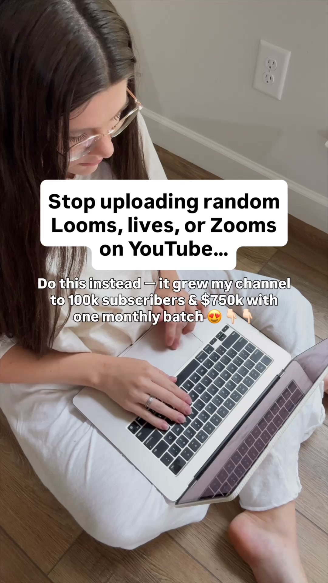 Stephanie Kase Facebook ad: Your entire month of YouTube, done in a single day