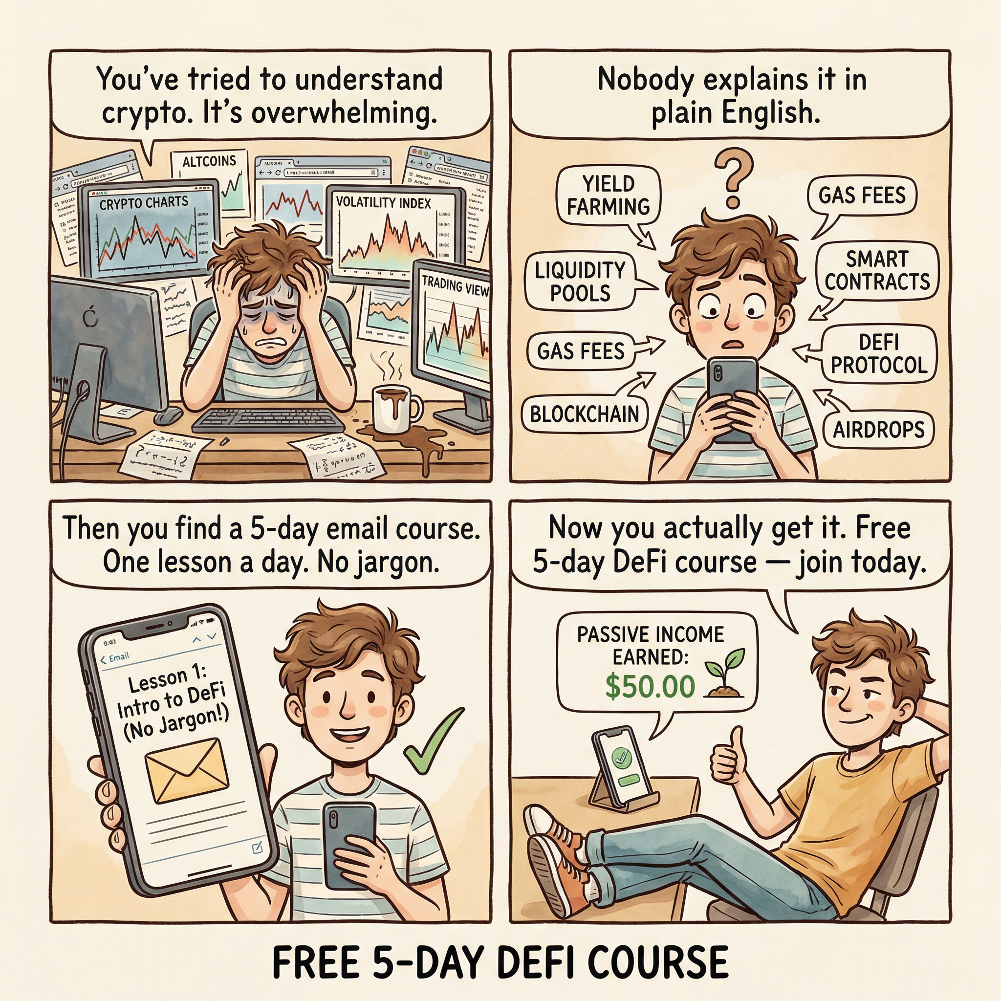Defi-Alliance Facebook ad: Crypto Caught Your Attention. DeFi Is Where the Real…