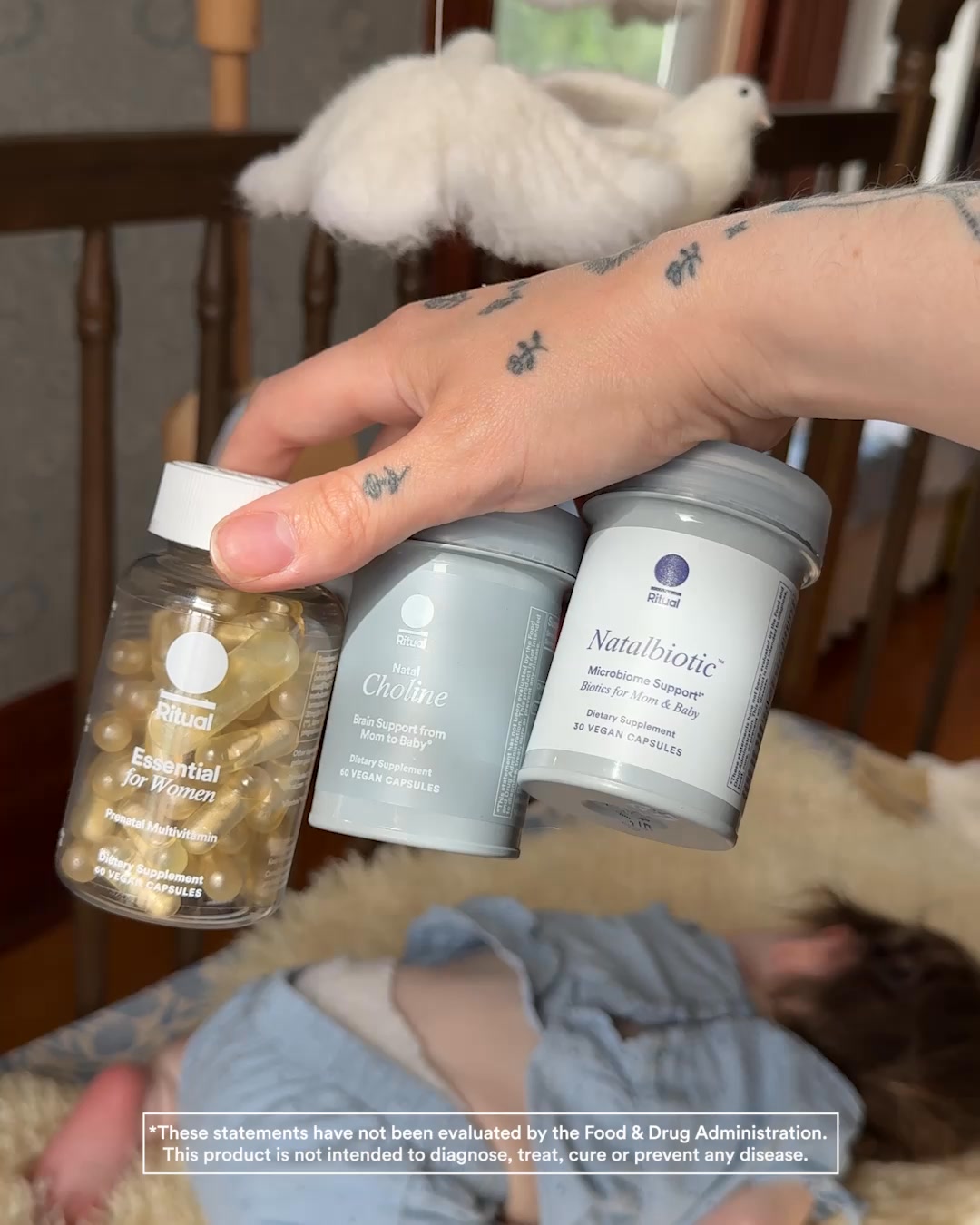 Ritual Facebook ad: Bump up your essential support