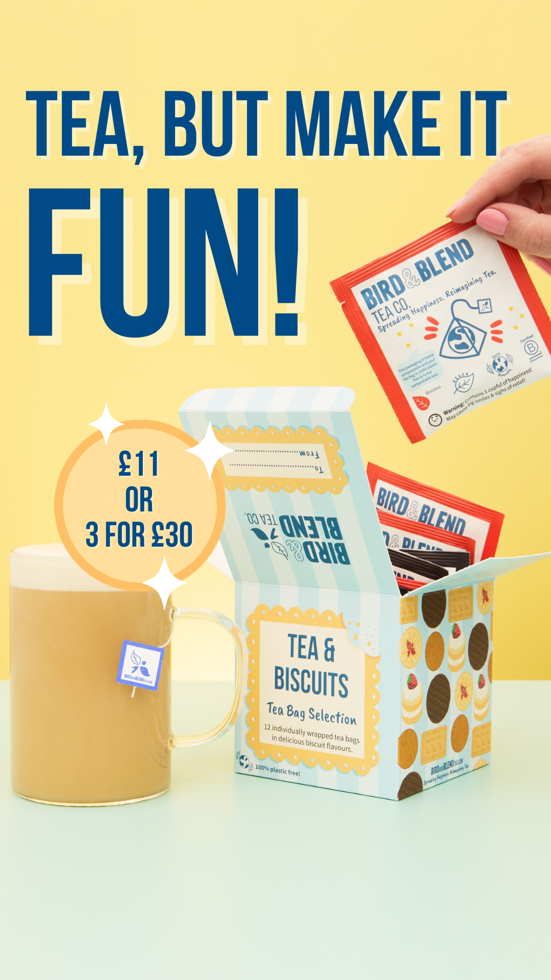 Bird & Blend Tea Co. Facebook ad