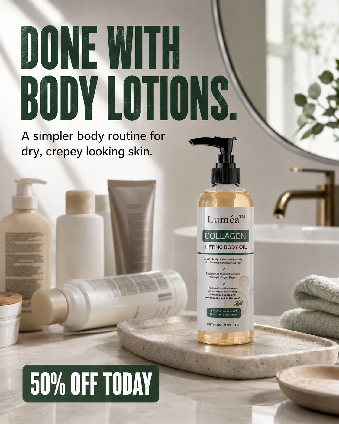 VitalÉire Facebook ad: Visibly firmer, smoother and more radiant skin - softer…