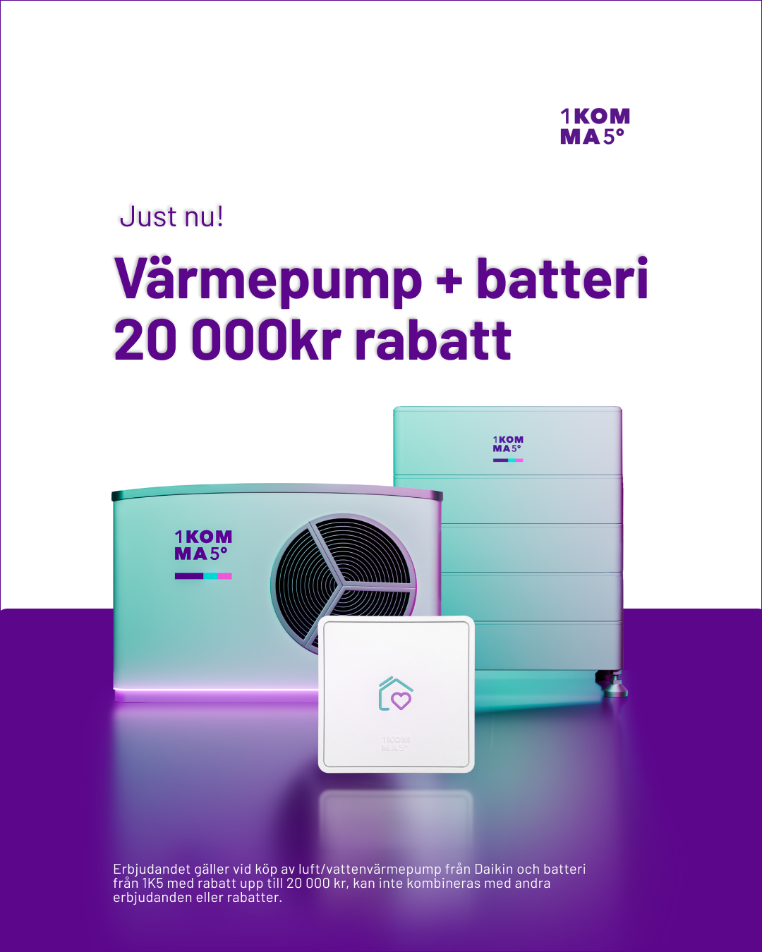 1KOMMA5 Sverige Facebook ad