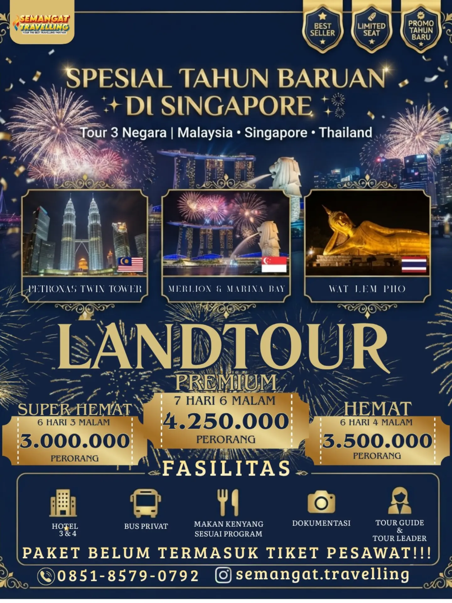 kolaborasi Tour3negara Facebook ad: Kita semua Bisa ke Luar negri!
