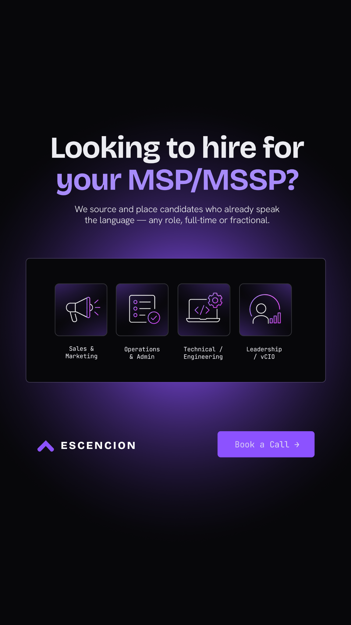 Escencion Facebook ad from Jul 30, 2026