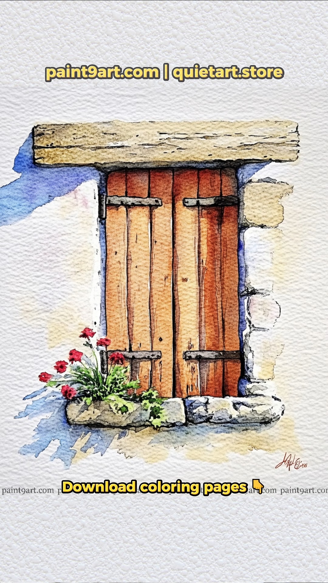 Watercolor Painting Practice Facebook ad: I spent decades focusing on my career and…