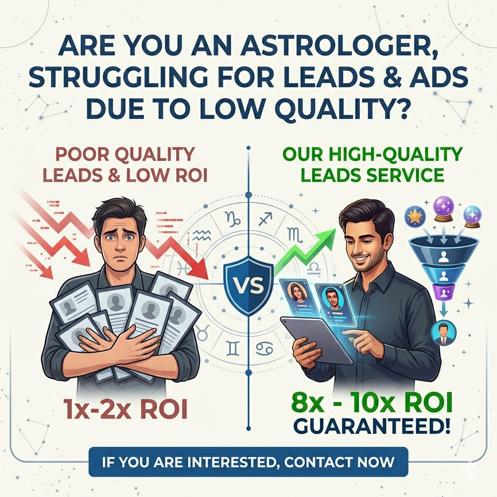B2B Marketing Advertising Page Facebook ad: Get High-Quality Astrology Leads That Convert