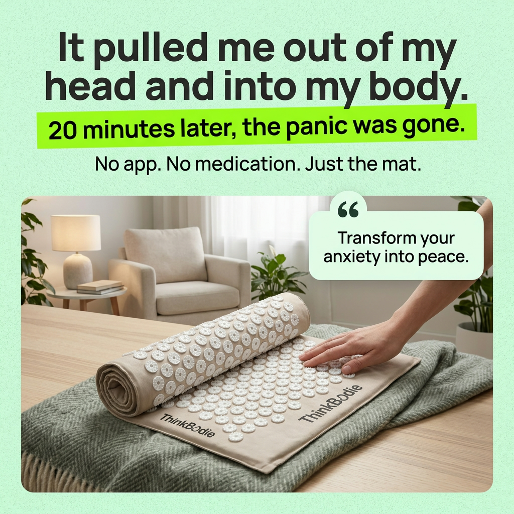 ThinkBodie Facebook ad: Anxiety-Free