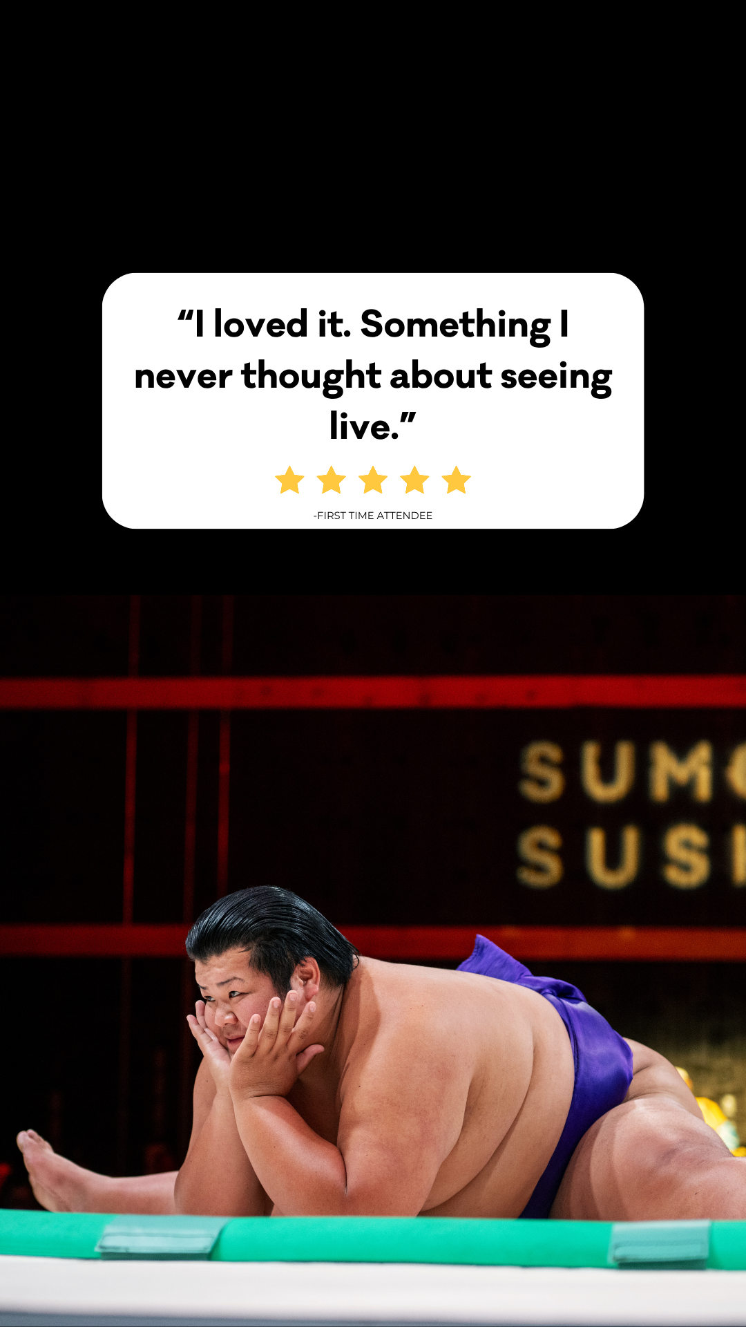 Sumo and Sushi Facebook ad