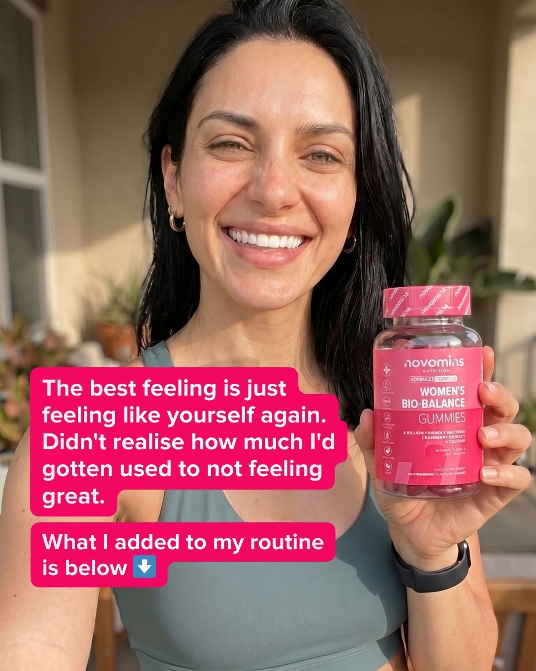 Novomins Nutrition Facebook ad