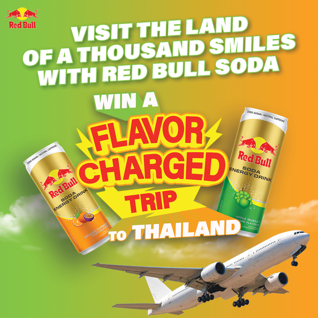Red Bull Energy PH Facebook ad: Visit the vibrant Banthat Thong, witness the majestic…