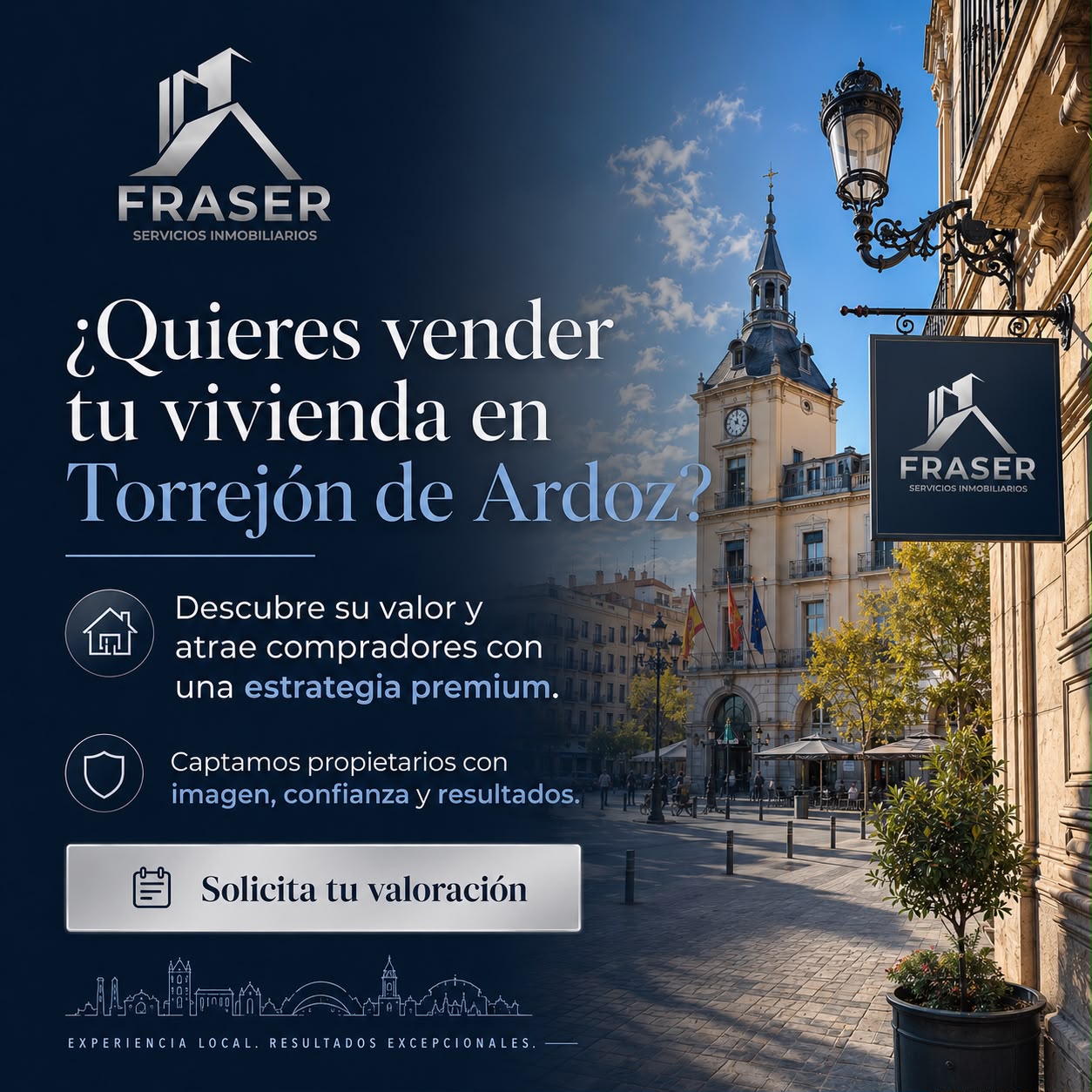 Fraser Inmobiliaria Facebook ad: Descubre cuánto vale tu vivienda