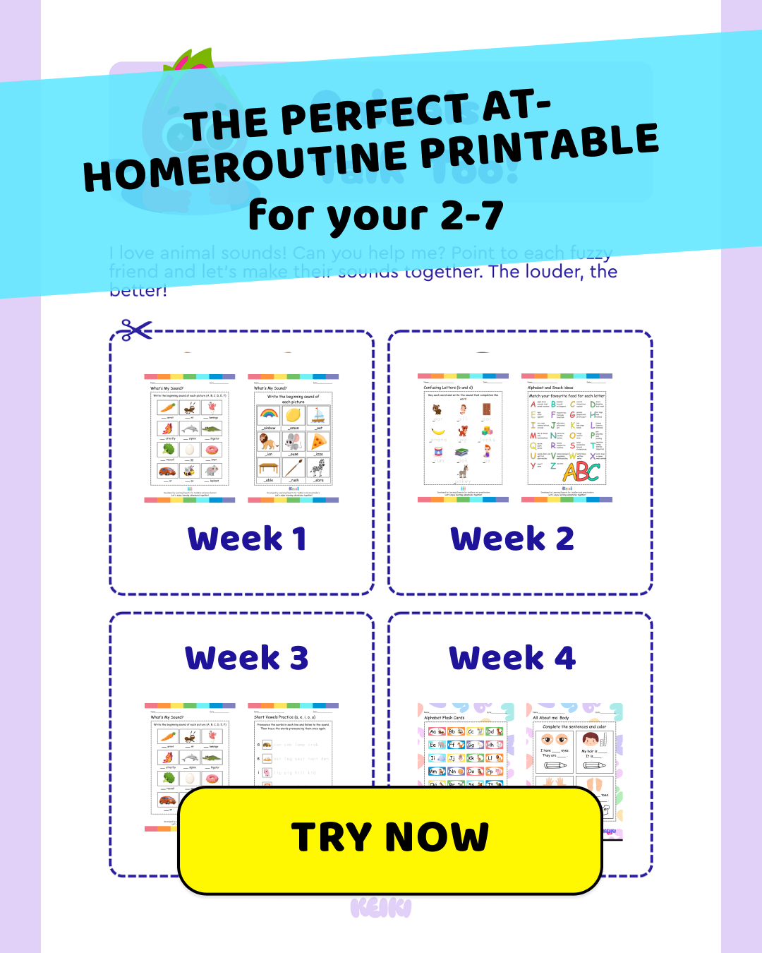 Interactive Toons & Fun Games for Kids Facebook ad