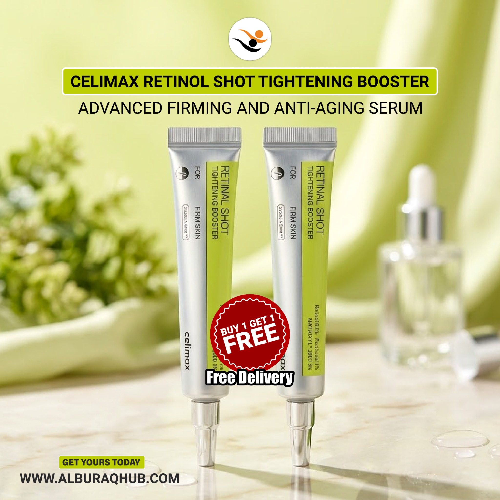 Al-Buraq Hub Facebook ad: Buy 1 Get 1 Free