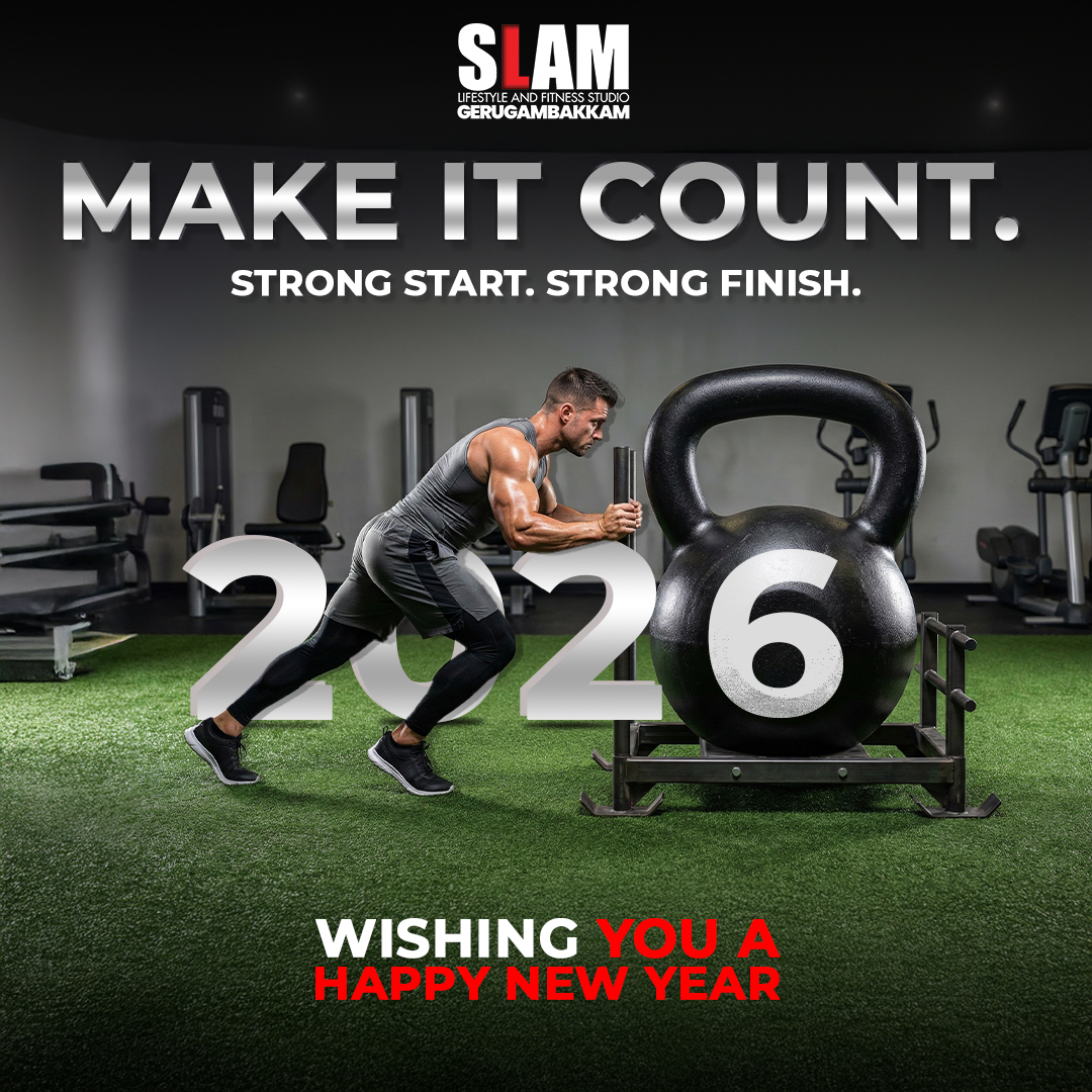 SLAM Lifestyle and Fitness Studio Facebook ad from Jan 5, 2026