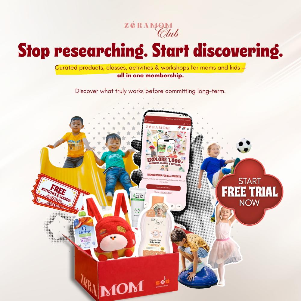 ZERA Mom Facebook ad: Start your FREE trial