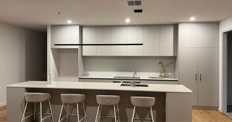 High-Tech Building Solutions Facebook ad: From sleek kitchens and smart laundries and storage…