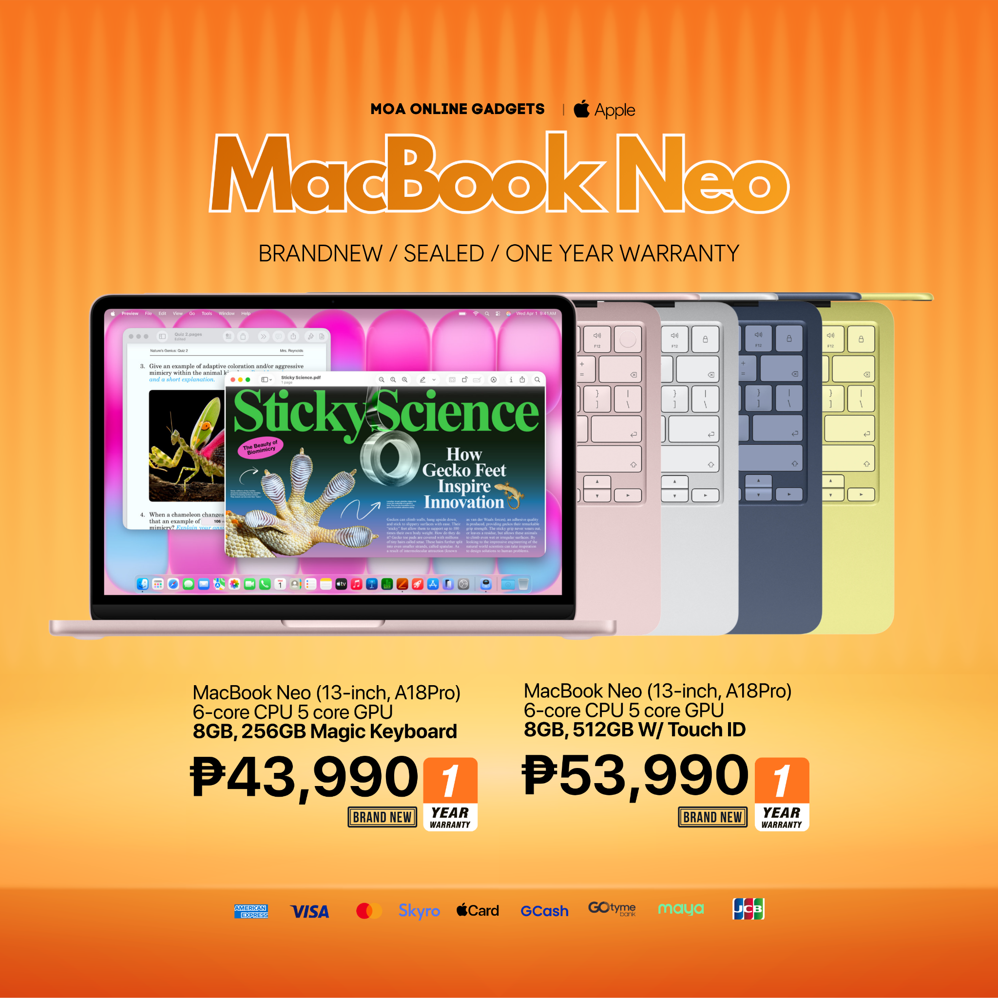 Moa Online Gadgets Facebook ad: Make the move to Mac.