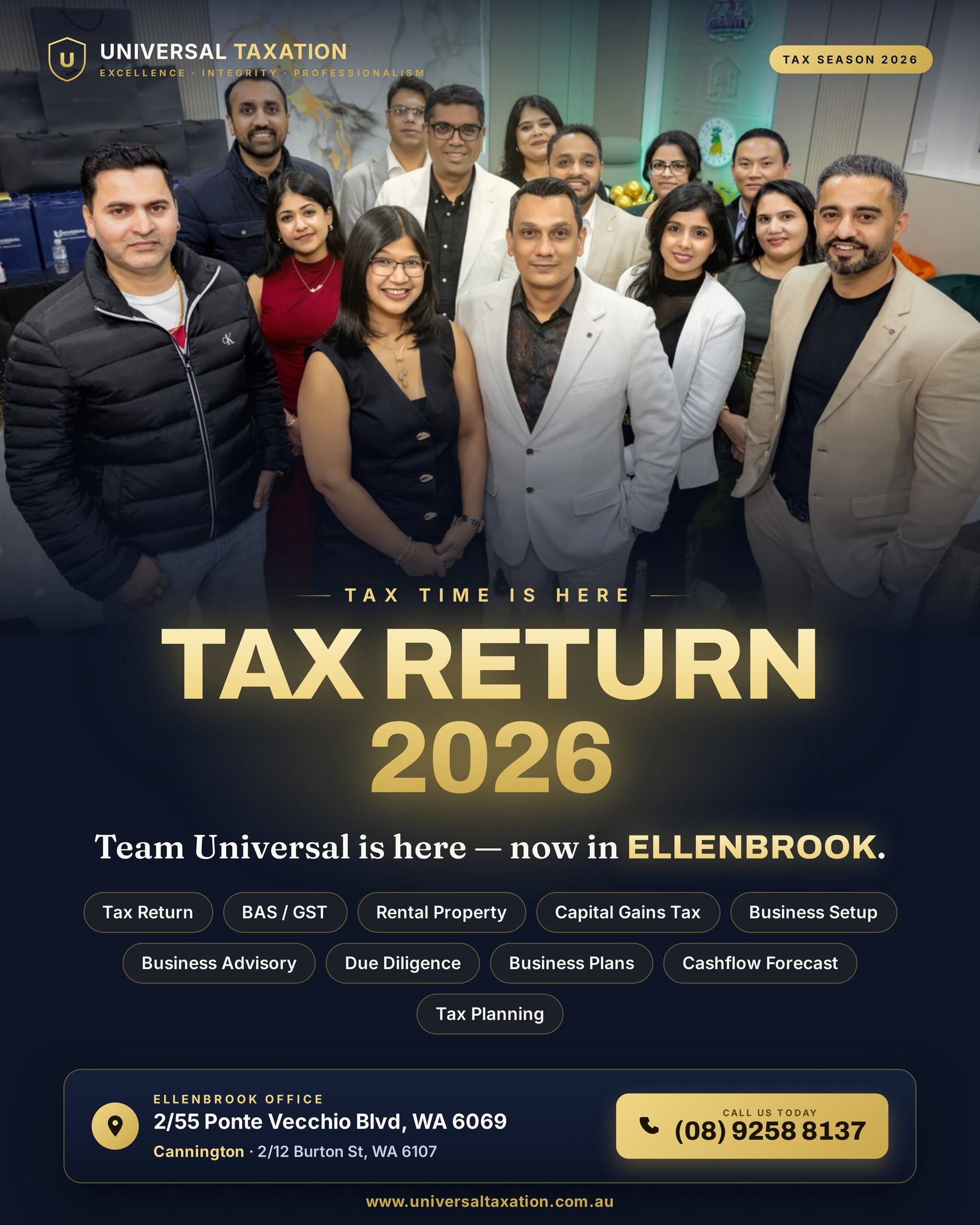 Universal Taxation Services Facebook ad