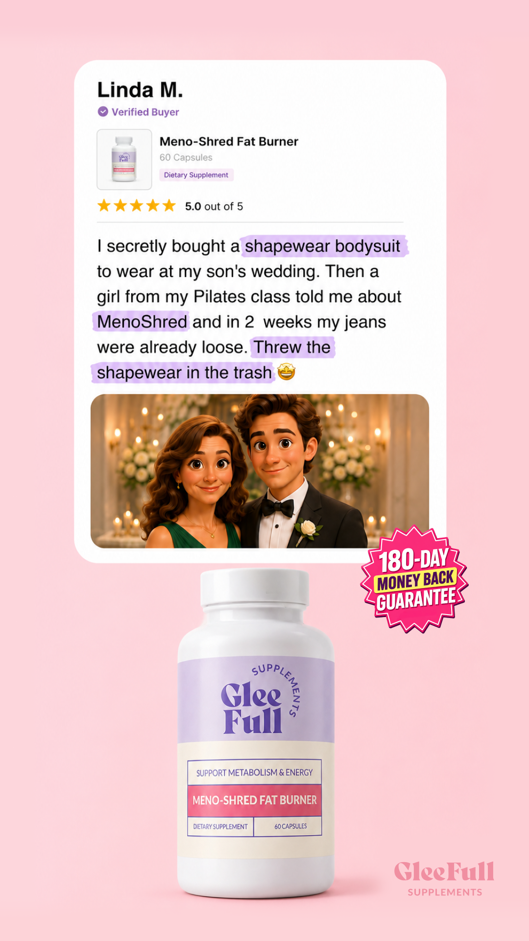 GleeFull Facebook ad