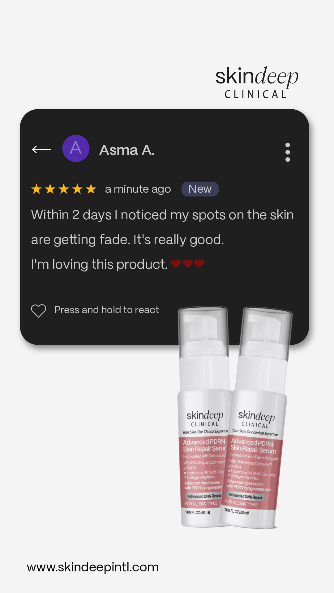 Skin Deep Facebook ad