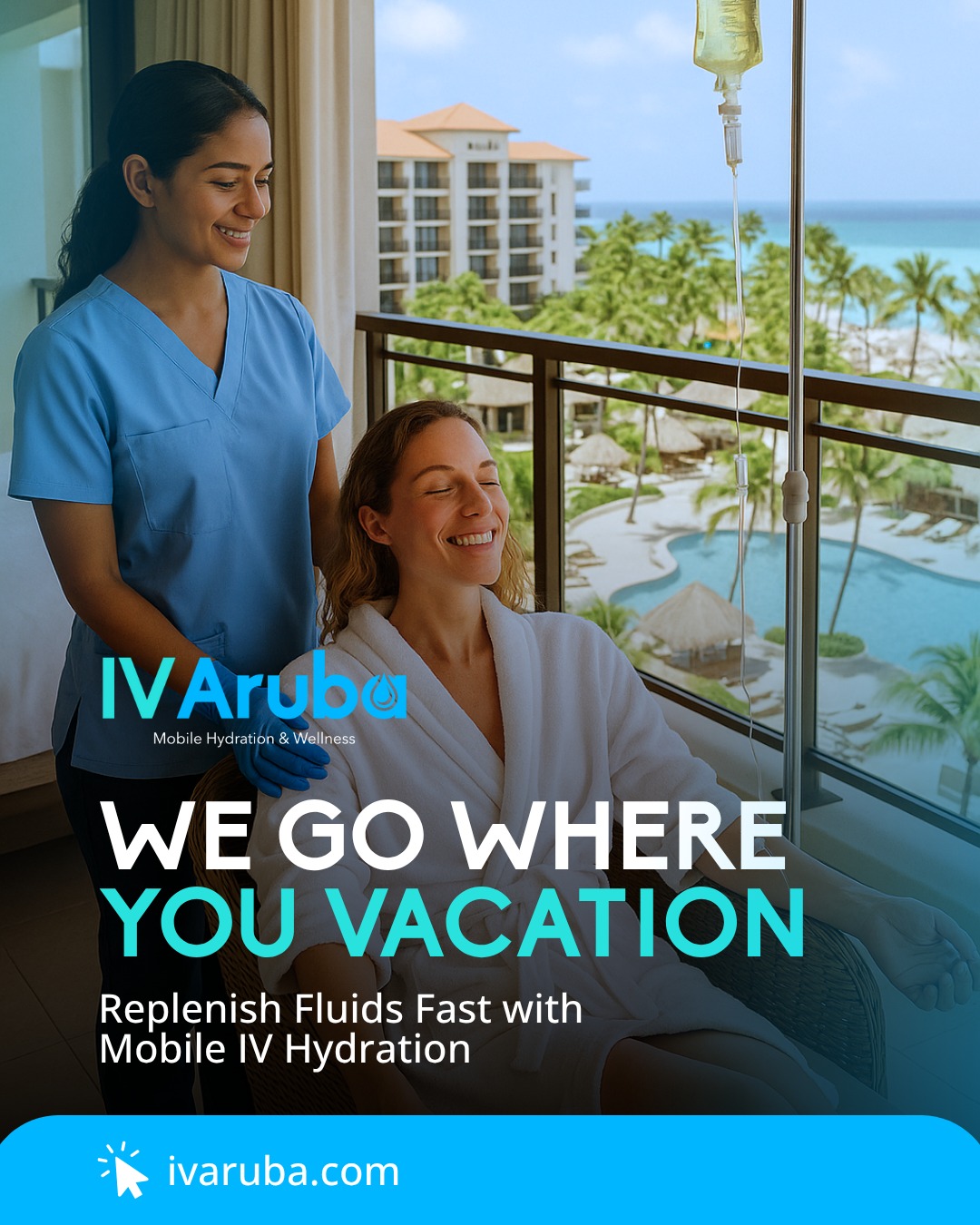 IV ARUBA Facebook ad: IV Aruba | Mobile Hydration & Wellness