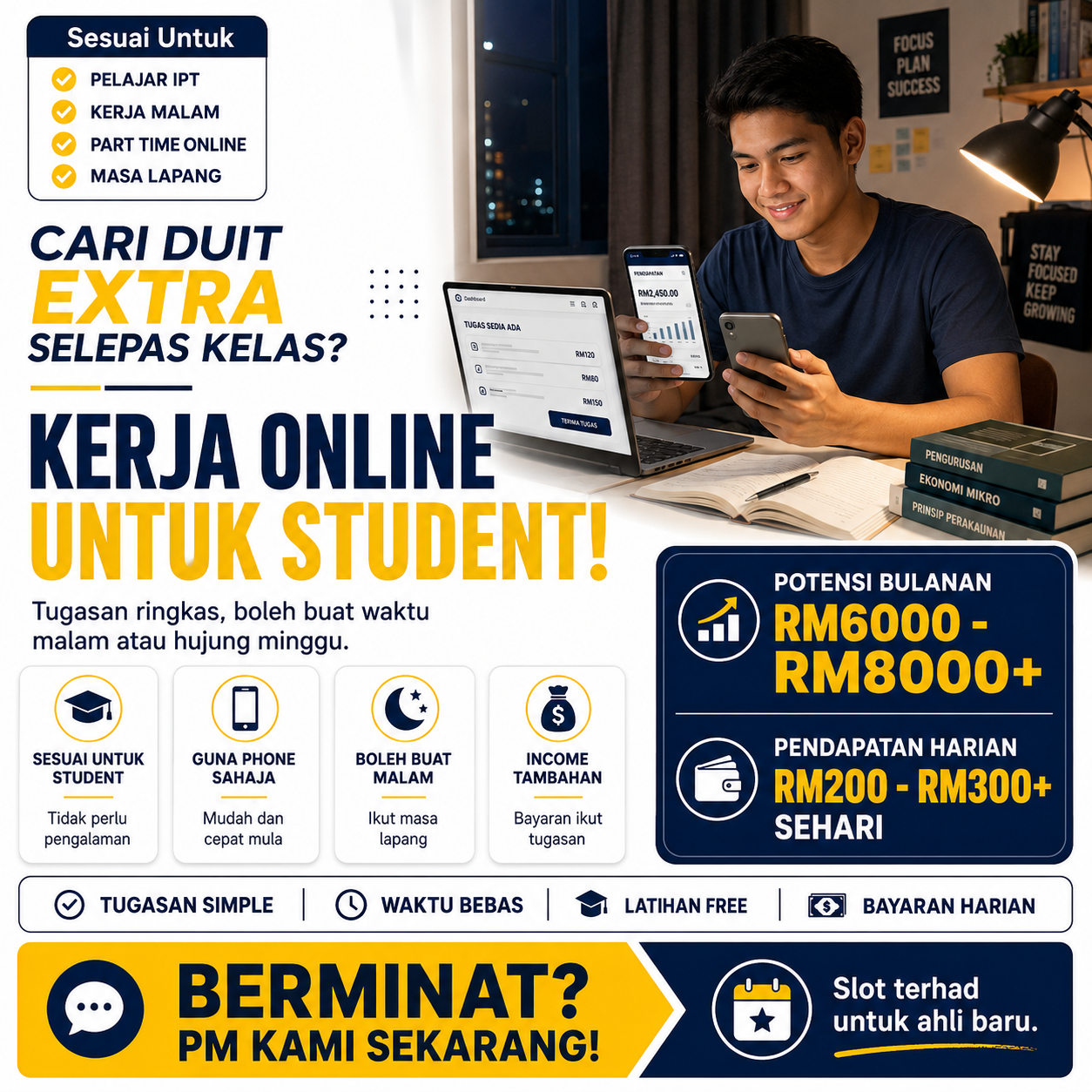 Braldgala Dijantgle Facebook ad: Radar Tugasan Malaysia | Misi Online