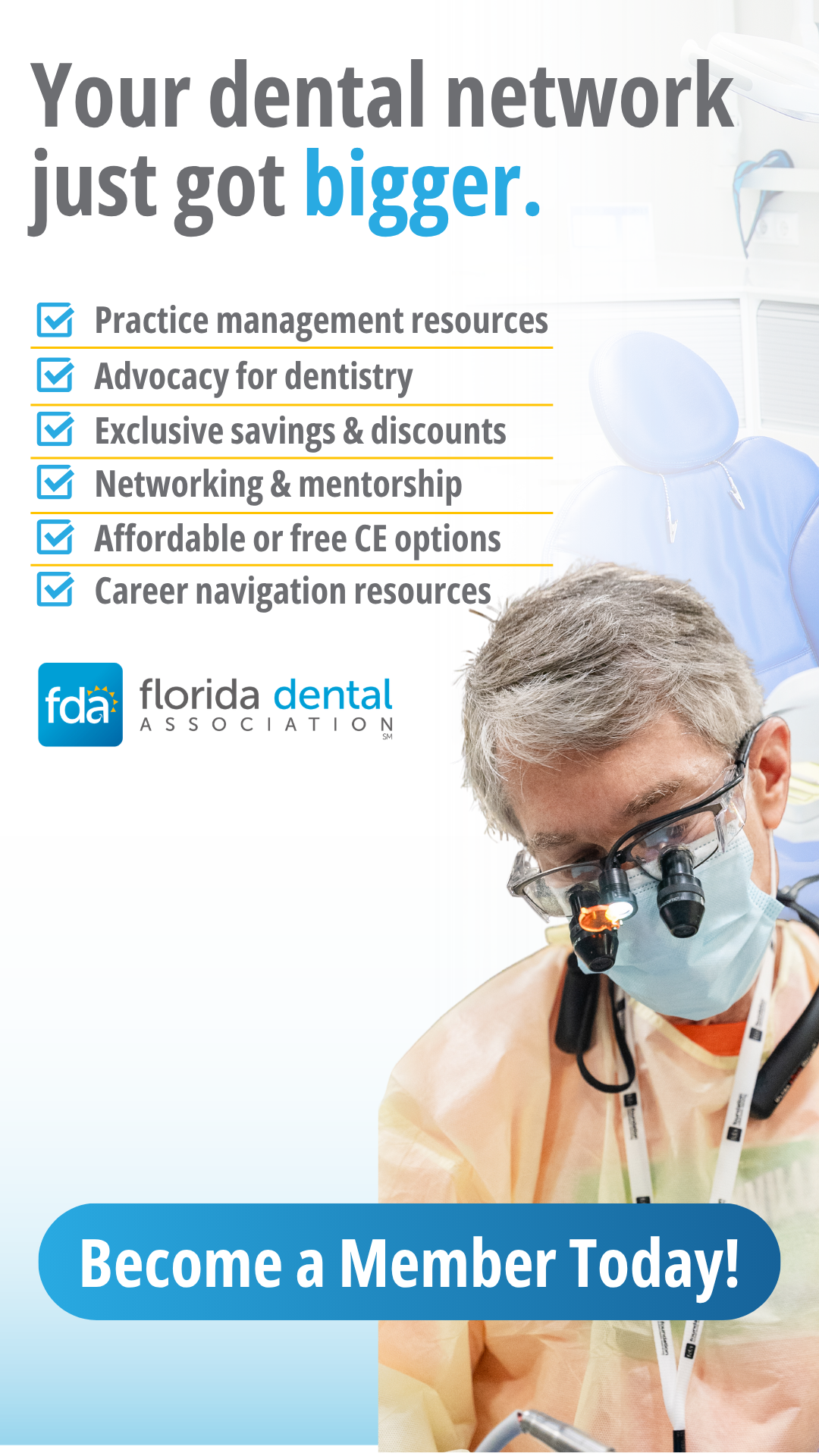 Florida Dental Association Facebook ad from Jul 1, 2026
