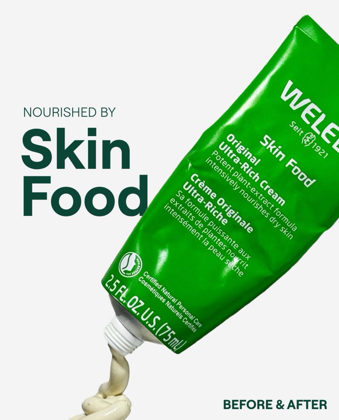 Weleda Egypt Facebook ad: Proof is in the glow!