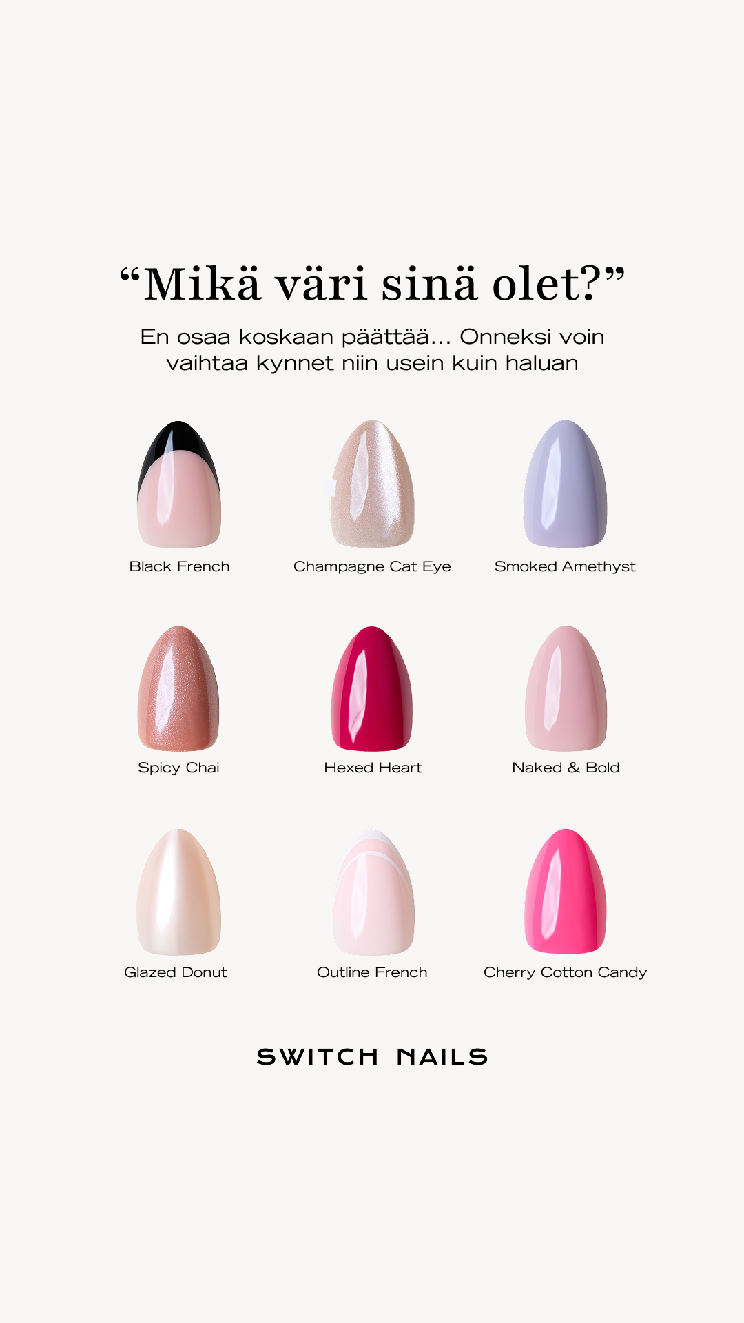 Switch Nails Facebook ad