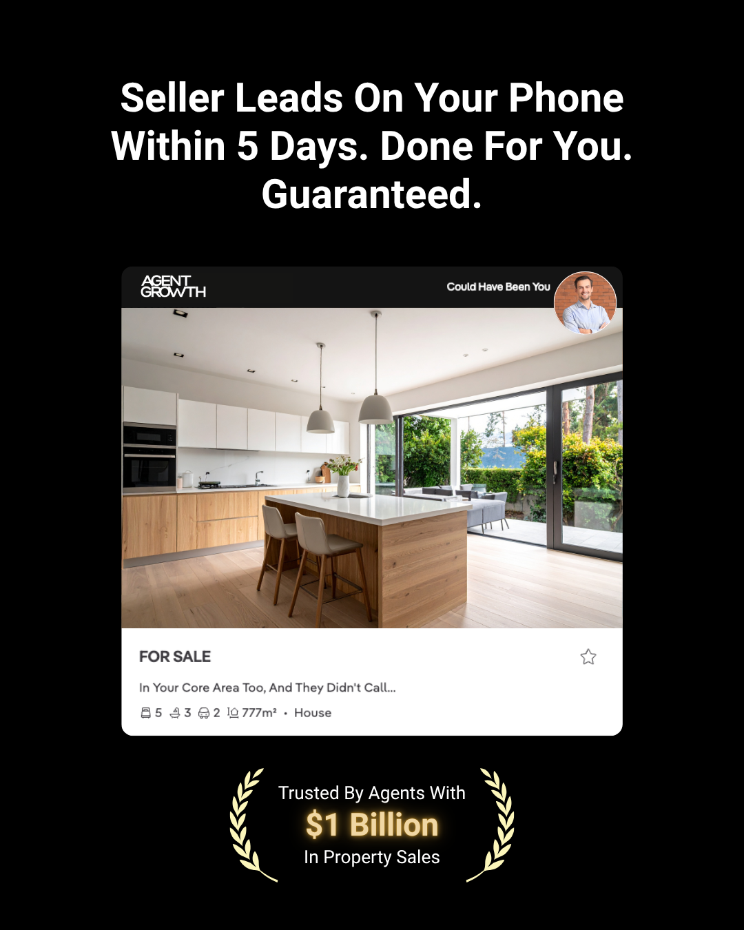 Agent Growth Facebook ad from May 14, 2026