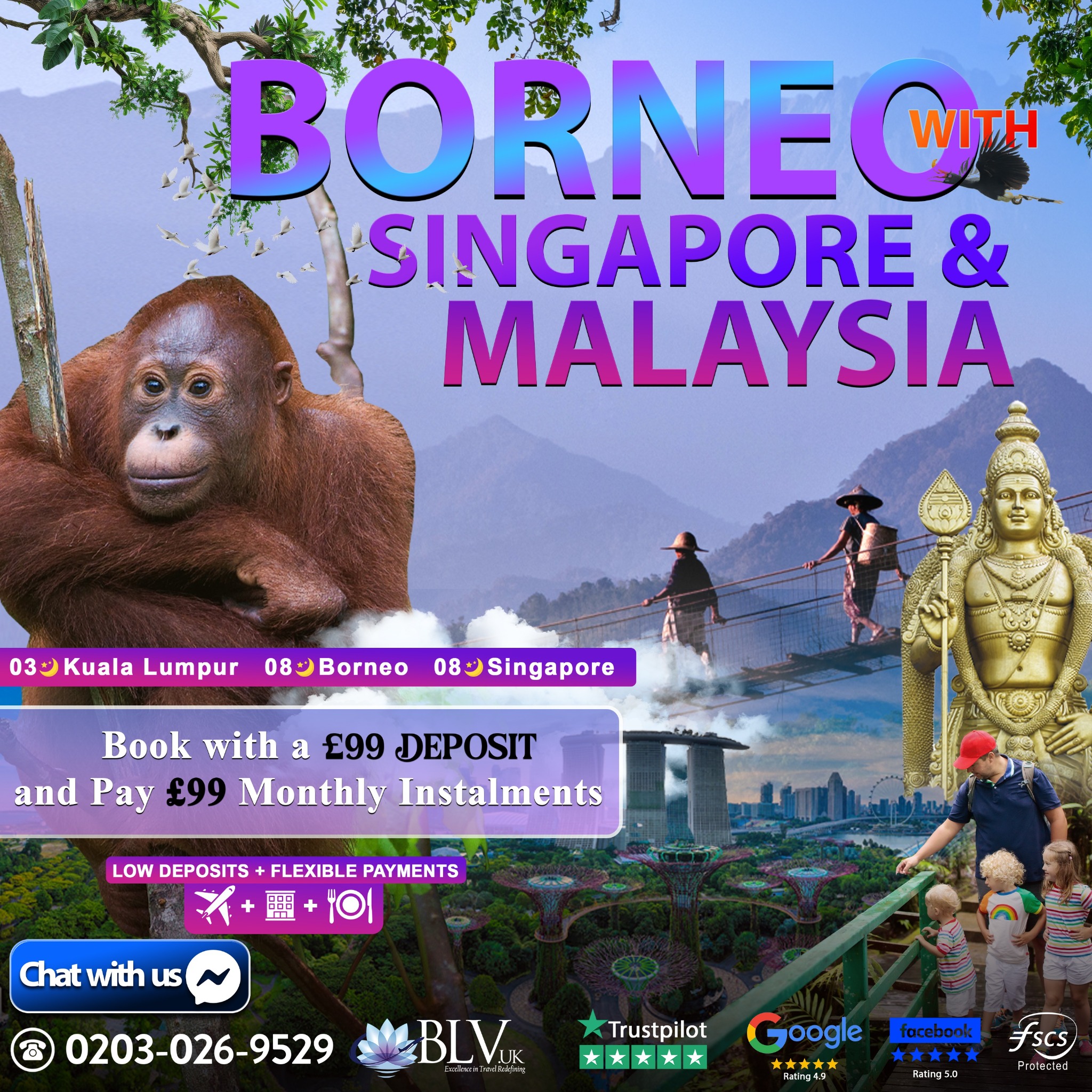 Blue Lotus Vacations UK Facebook ad