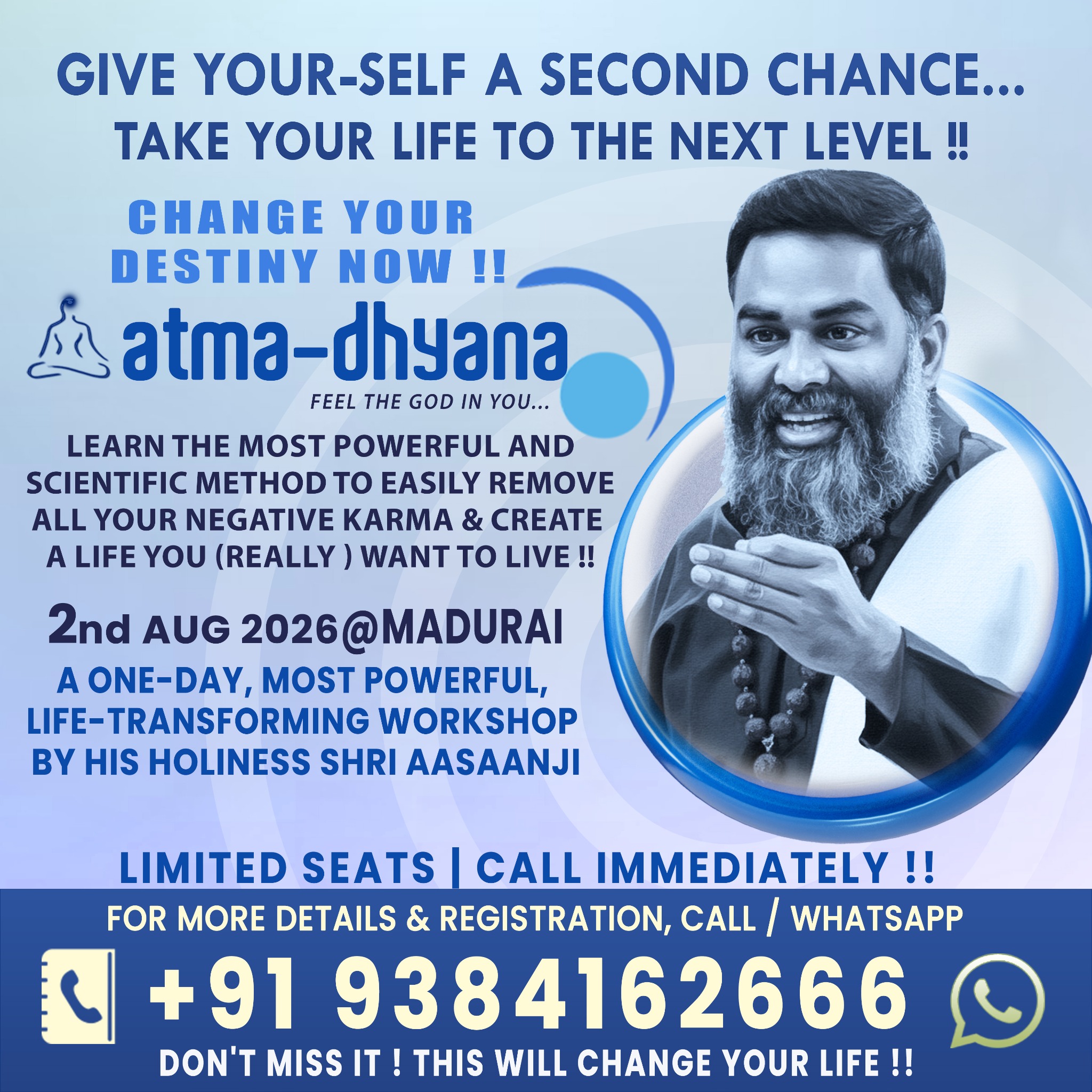 Atmayoga Foundation - Unleash the Power Within You Facebook ad: CREATE A LIFE YOU (REALLY ) WANT TO LIVE!