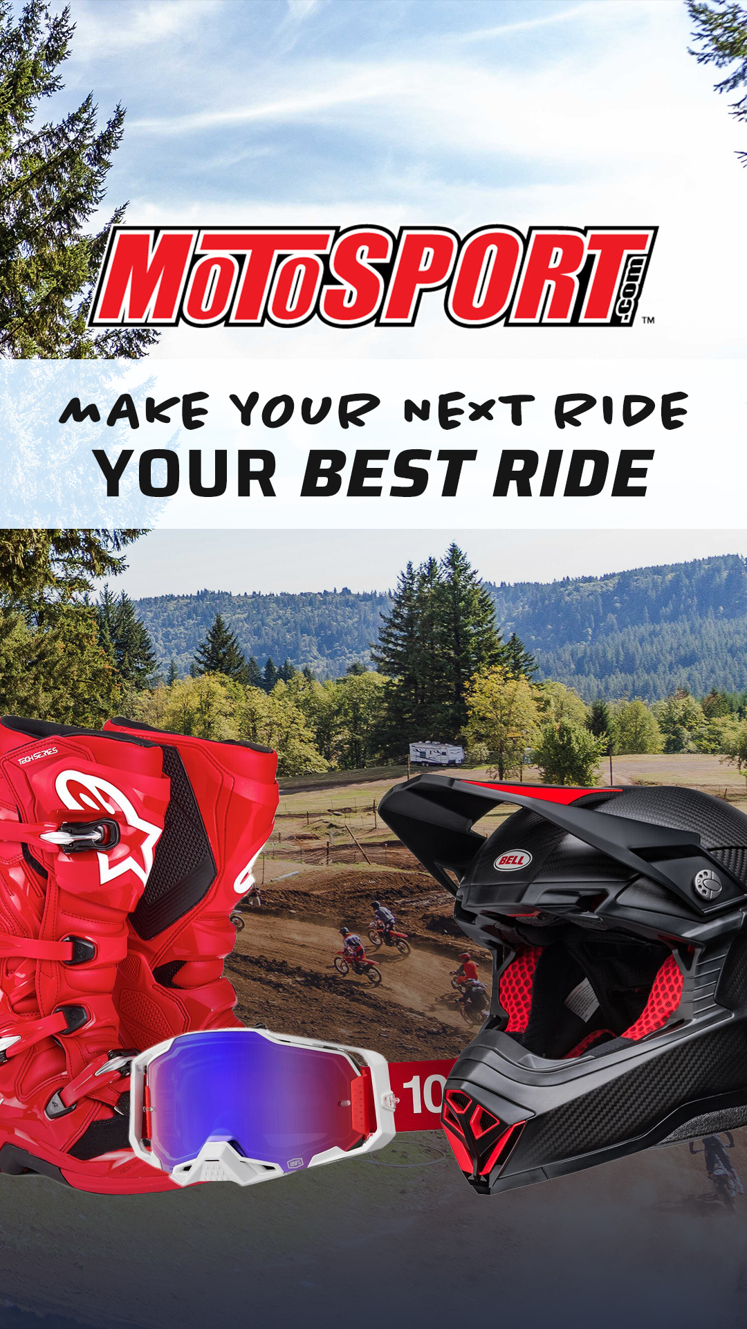 MotoSport Facebook ad