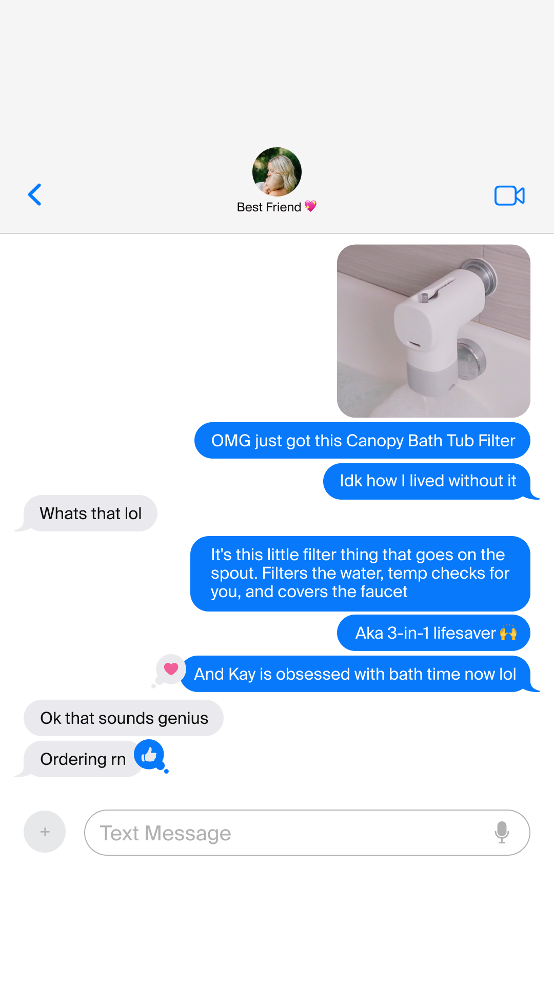 Canopy Facebook ad