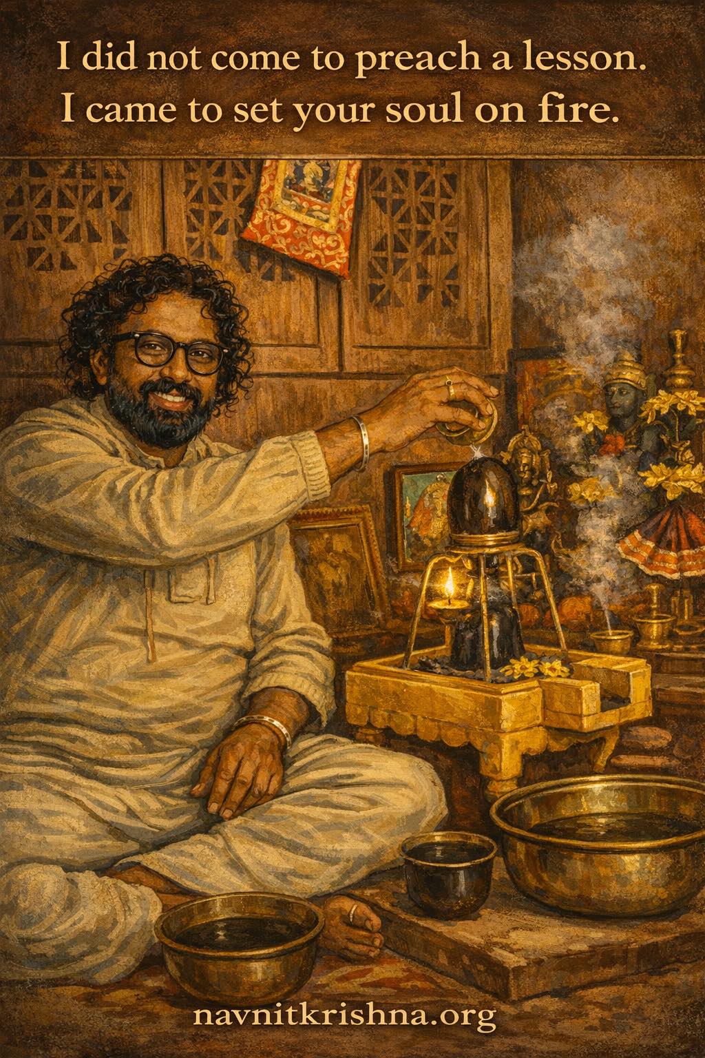 Navnit Krishna Facebook ad: நண்பர்களே, நான் இங்கு உங்களுக்கு பாடம் சொல்ல வரவில்லை