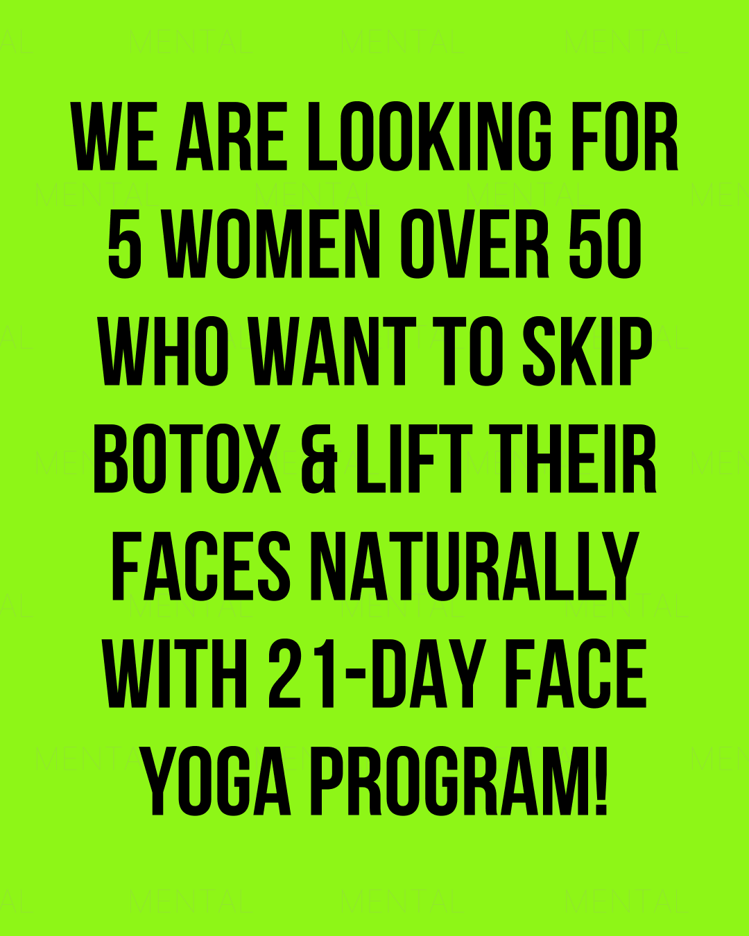 Mimika - Face Yoga Exercises Facebook ad