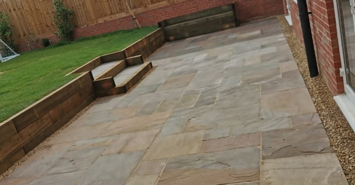 SJ Landscapes Facebook ad: Here at SJ Landscapes we cover all aspects…