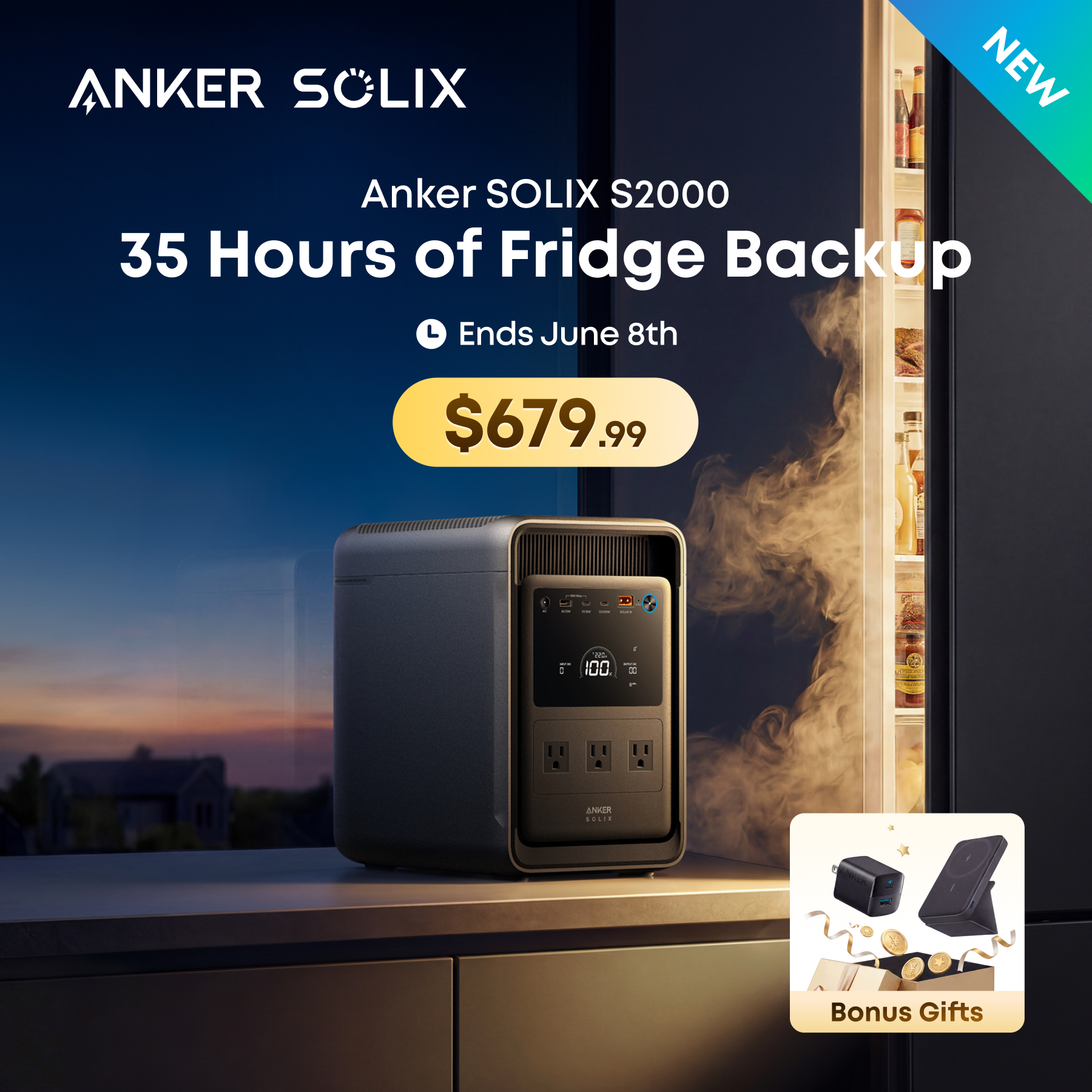 Anker SOLIX Facebook ad
