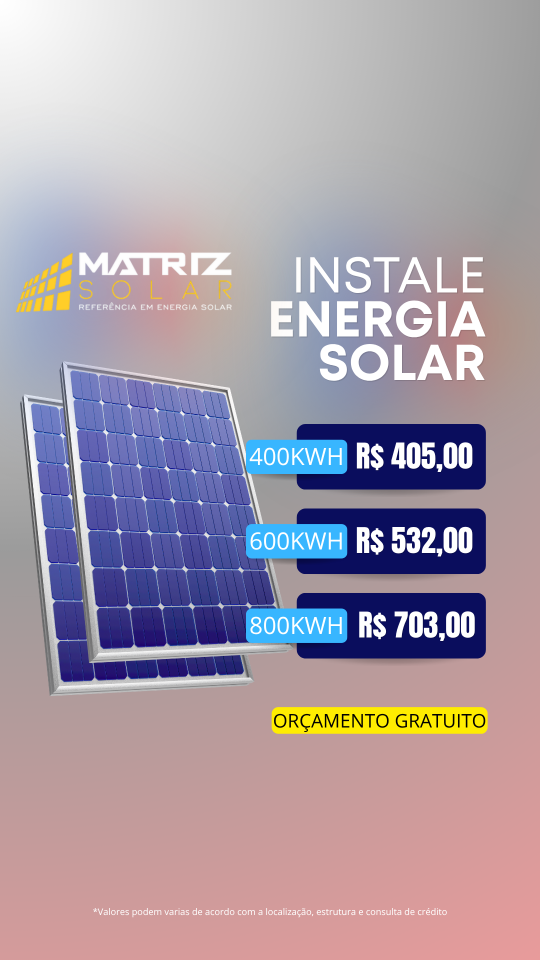 Matriz SOLAR Facebook ad