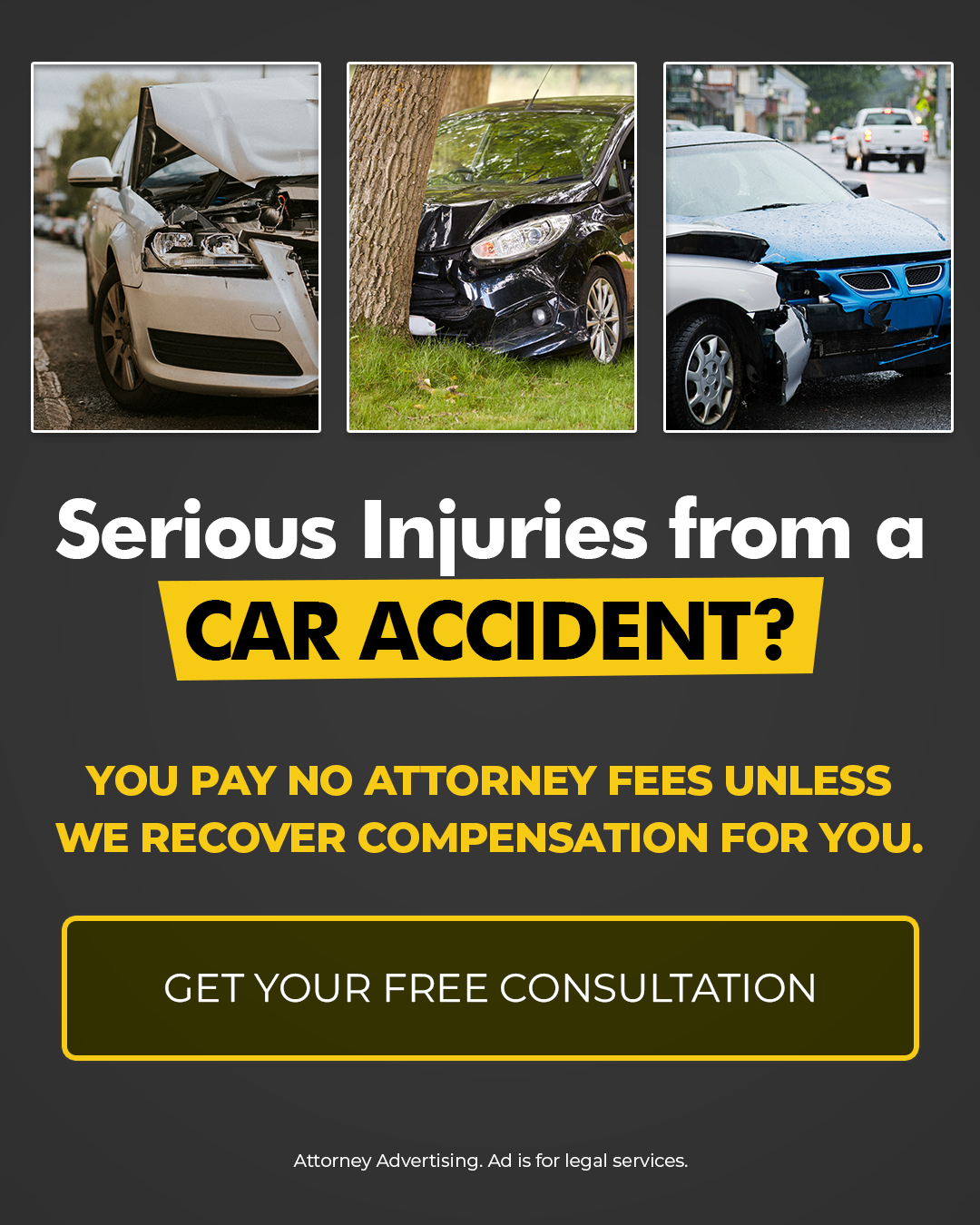 Cooper Hurley Injury Lawyers Facebook ad