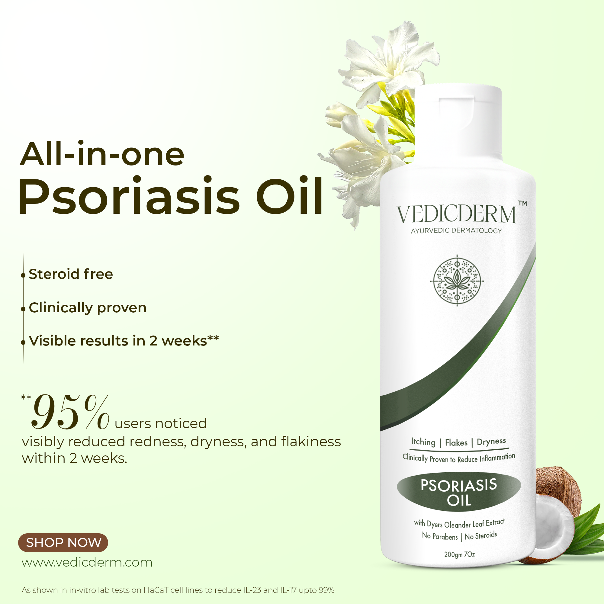 VedicDerm Facebook ad