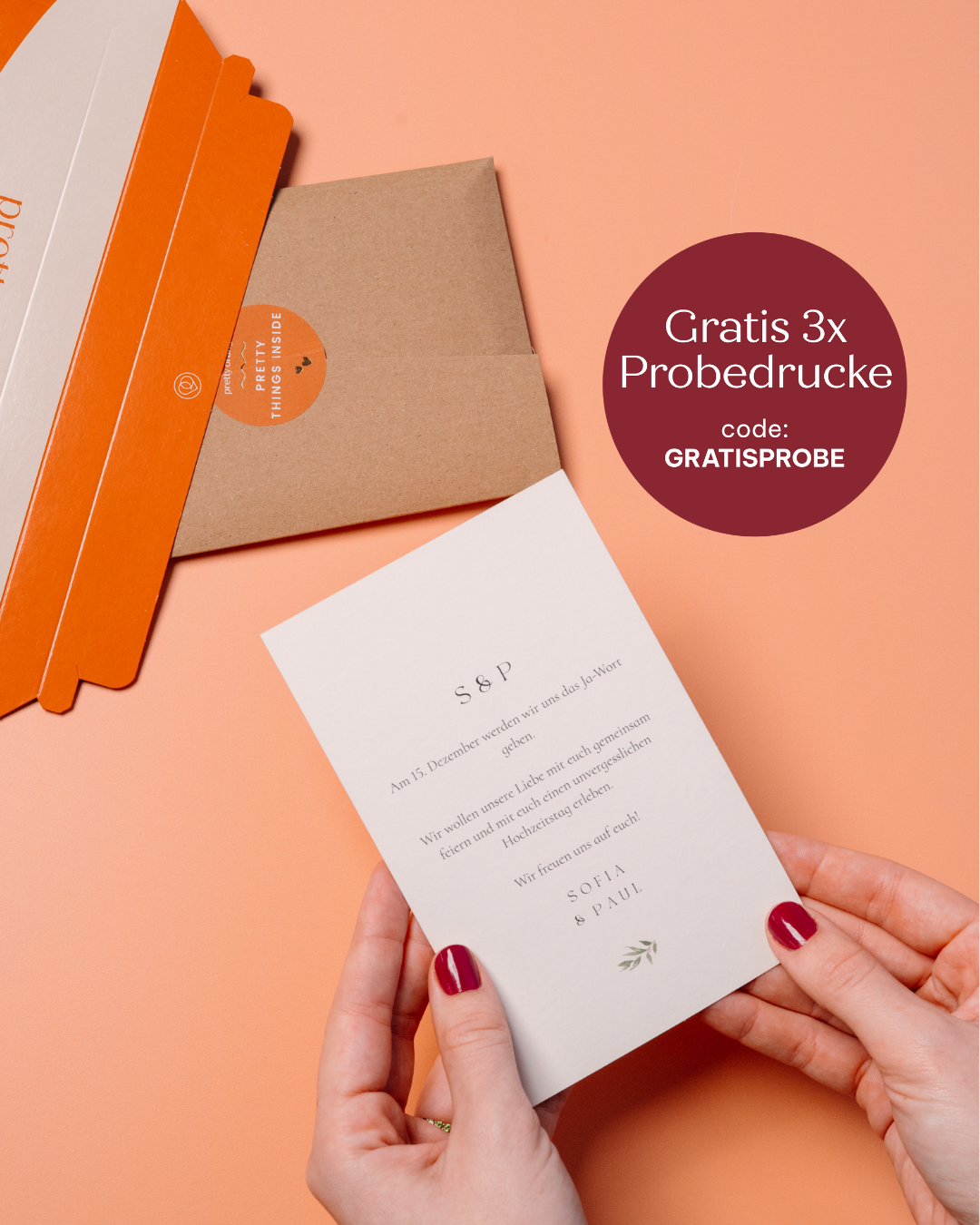 Pretty Orange Facebook ad