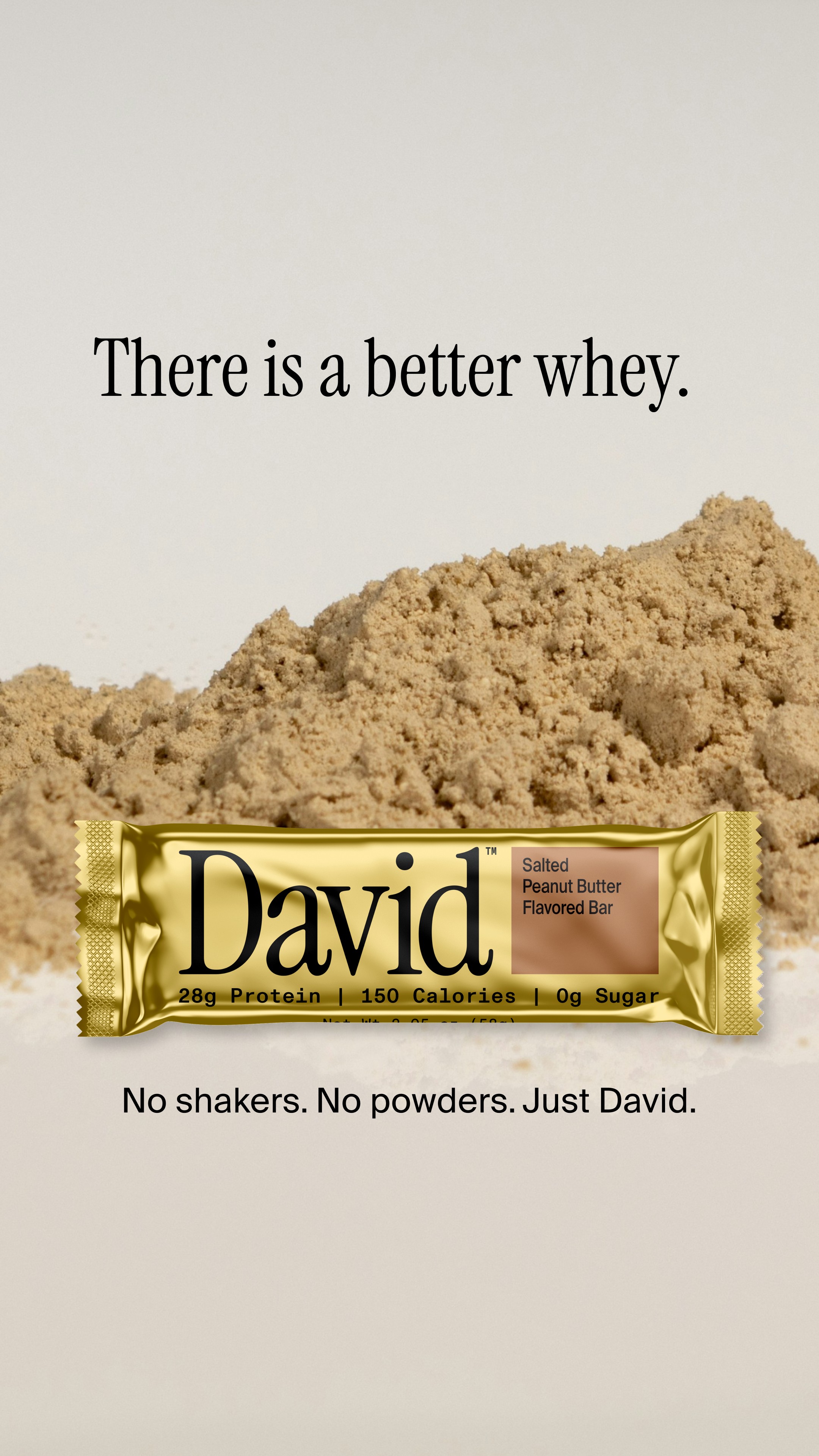 David Protein Facebook ad