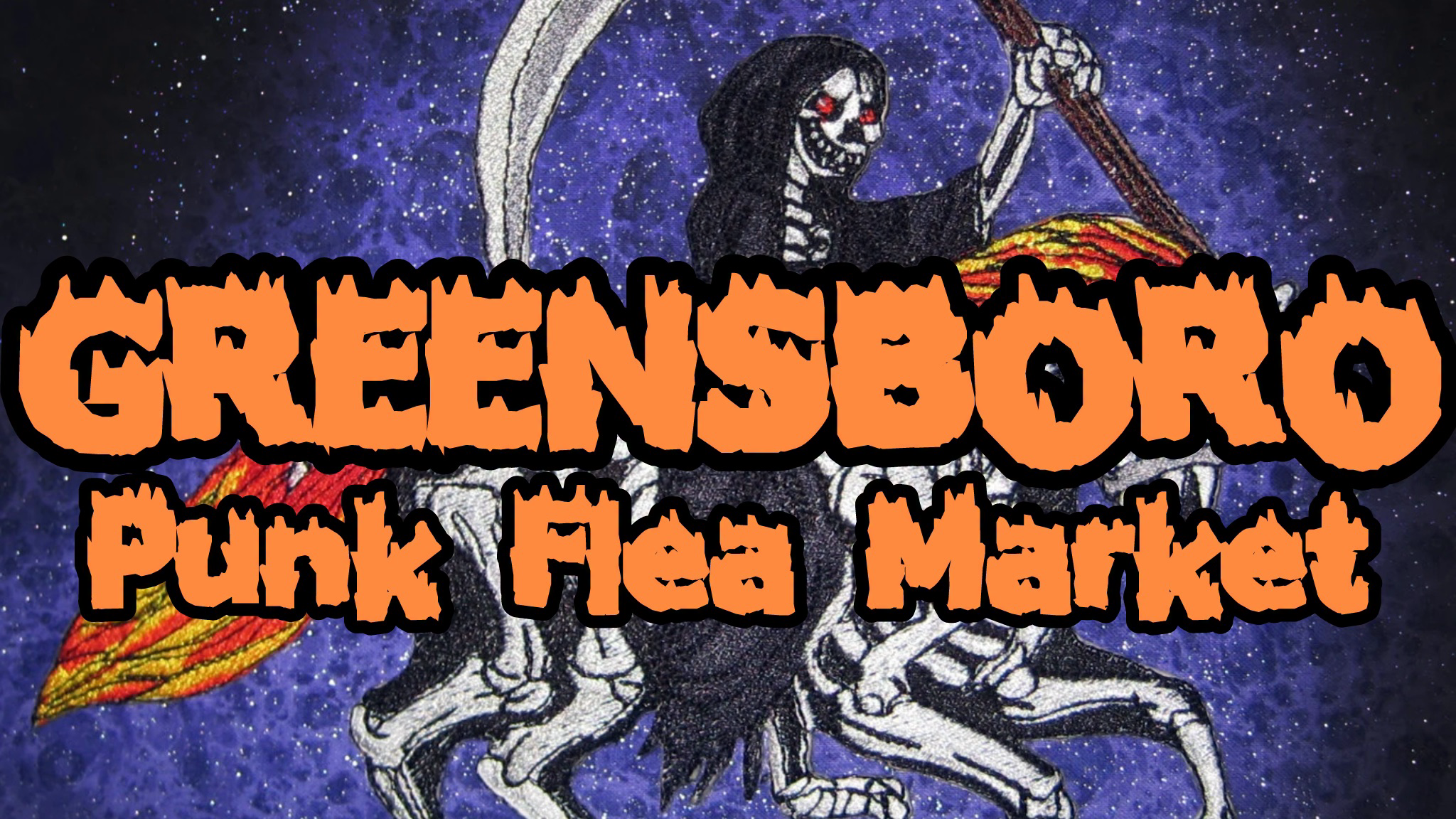 SE Punk Flea Market Facebook ad: GREENSBORO PUNK FLEA MARKET