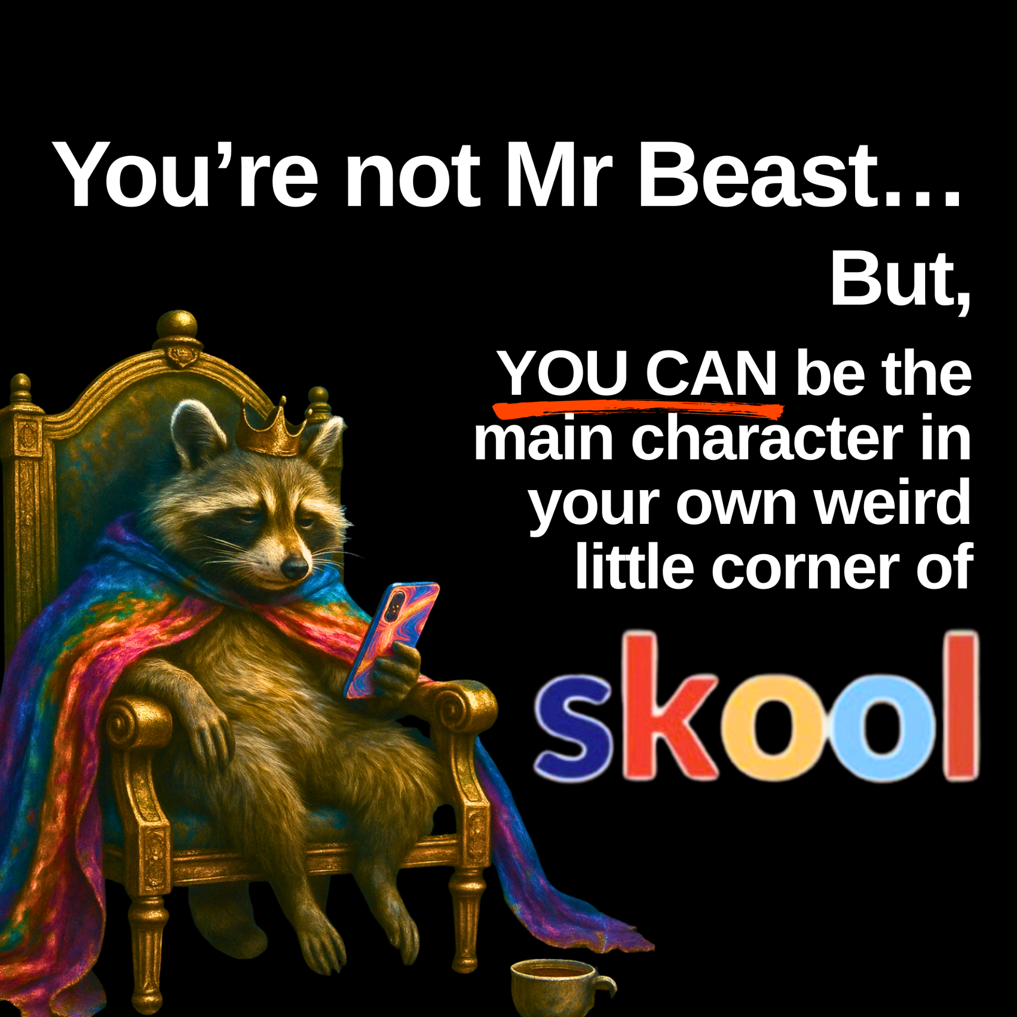 Skool Facebook ad